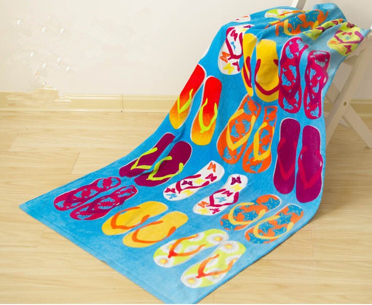 printed beach towels